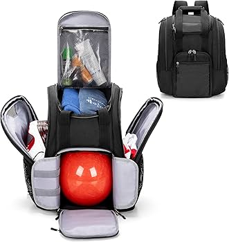 ボウリングバッグ2個用 シューズその他収納ポケット多数 Amazon.co.jp: GOBUROS ボウリング バッグ キャスター付き 2個用